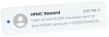 HPMC reward notification